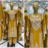 SRK 5237 Yellow Color Chinnon Silk With Embroidery Coding Dori-Sequence Work Salwar Suit , Wedding, Party, Festive, Events Etc.4-6 Working Days@ 2399/- | Casual Suits, Jump Suits, Salwar suit, Creative suits, Designer Suits, Palazzo Suits, Party Wear Suits, Patiala Suits, Straight Suits