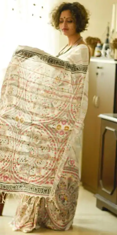 KT 197 White Color S Heavy Dola Silk Digital Print Saree Casual, Wedding, Festive, Events . Expected Delivery  4-6 Working Days @1449/- only                                                                                                                                             | Designer Sarees, Embroidered Sarees, Sarees, Bollywood Sarees, Creative Sarees, Ethnic Saree, Modern Digital sarees, Party Wear Sarees