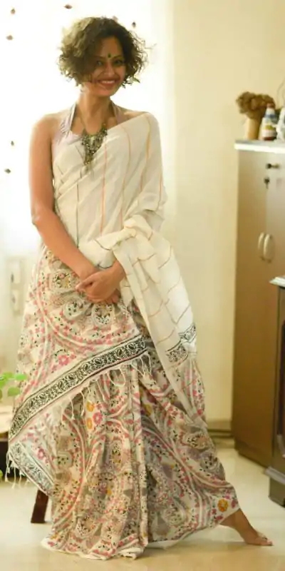 KT 197 White Color S Heavy Dola Silk Digital Print Saree Casual, Wedding, Festive, Events . Expected Delivery  4-6 Working Days @1449/- only                                                                                                                                             | Designer Sarees, Embroidered Sarees, Sarees, Bollywood Sarees, Creative Sarees, Ethnic Saree, Modern Digital sarees, Party Wear Sarees