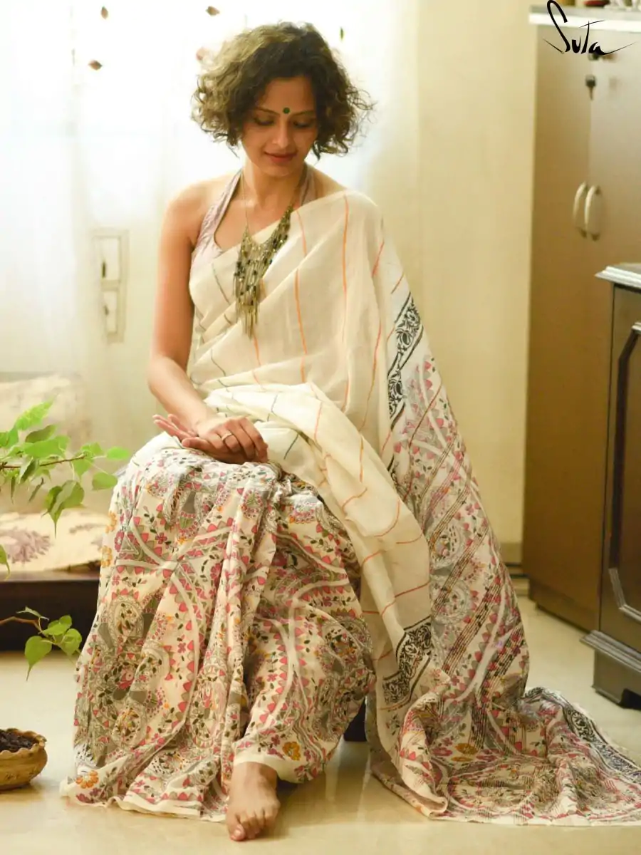 KT 197 White Color S Heavy Dola Silk Digital Print Saree Casual, Wedding, Festive, Events . Expected Delivery  4-6 Working Days @1449/- only                                                                                                                                             | Designer Sarees, Embroidered Sarees, Sarees, Bollywood Sarees, Creative Sarees, Ethnic Saree, Modern Digital sarees, Party Wear Sarees