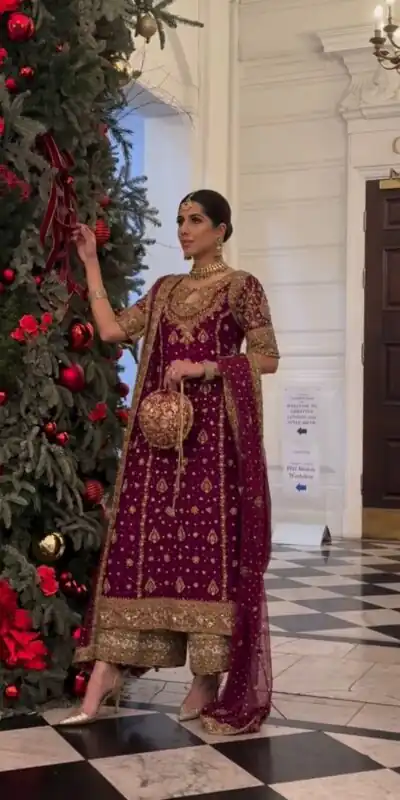 SRK 5231 Red Color Pure Chinnon Silk With Embroidery Sequence Work Salwar Suit Casual, Wedding, Party, Festive, Events Etc.4-6 Working Days@ 2699/-only | Jump Suits, Salwar suit, Casual Suits, Creative suits, Designer Suits, Palazzo Suits, Party Wear Suits, Patiala Suits, Straight Suits