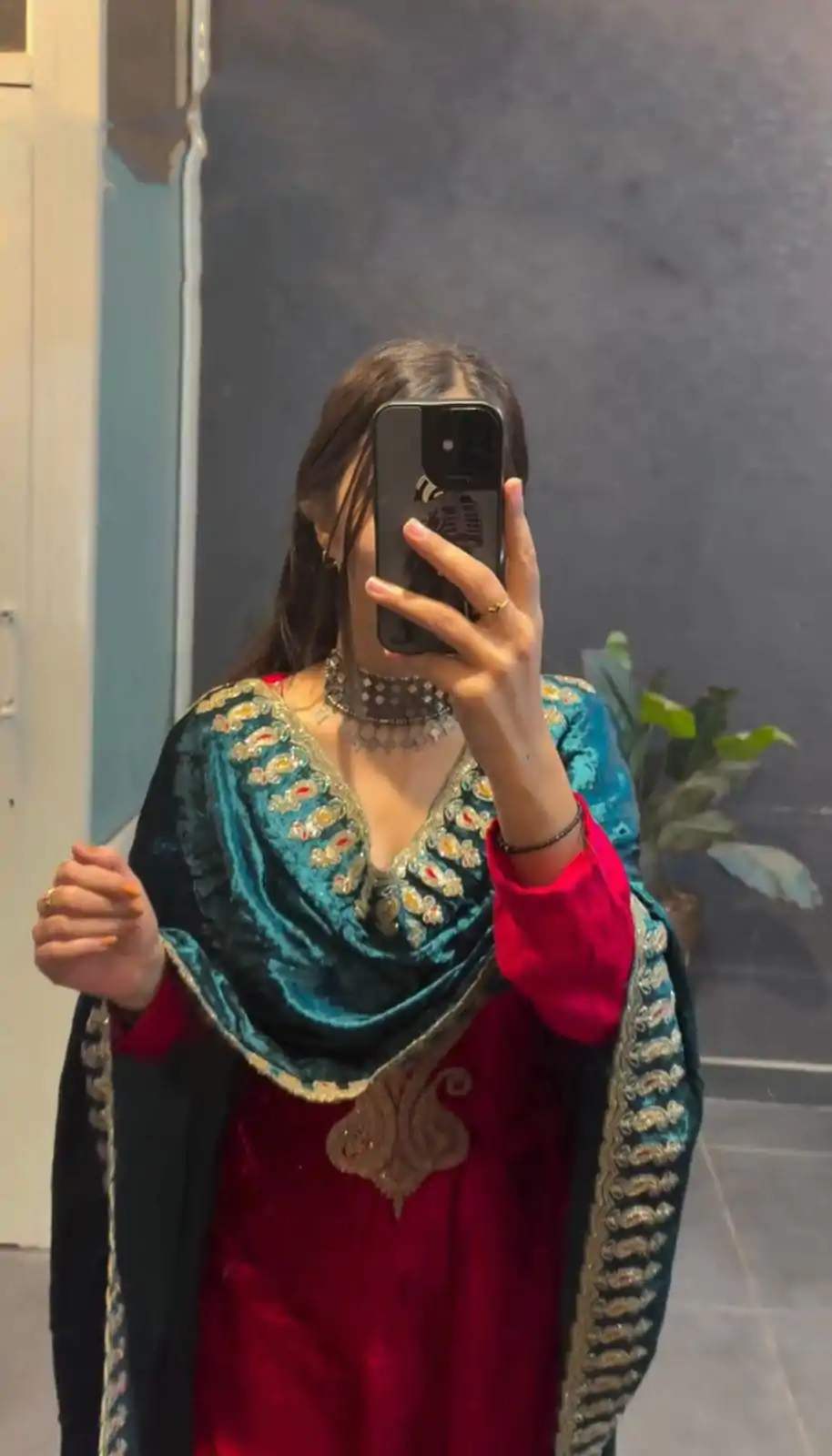 ZSR 3095 Red Color Velvet With Heavy Embroidery Sequence Salwar Suit Casual, Wedding, Party, Festive, Events Etc.4-6 Working Days@ 1999/-only  | Casual Suits, Jump Suits, Salwar suit, Creative suits, Designer Suits, Palazzo Suits, Party Wear Suits, Patiala Suits, Straight Suits