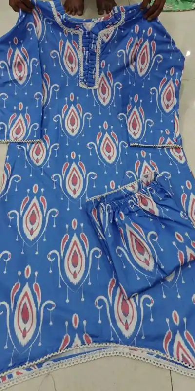 MF 752 Blue Color Rayon Wood With Print Salwar Suit Casual, Wedding, Party, Festive, Events Etc.4-6 Working Days@ 1549/-only | Casual Suits, Jump Suits, Salwar suit, Creative suits, Designer Suits, Palazzo Suits, Party Wear Suits, Patiala Suits, Straight Suits