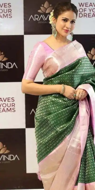  KP 4097 Green Color Soft Litchi Silk Jacquard Work On All Over Saree Casual, Wedding, Festive, Events . Expected Delivery  4-6 Working Days @1449/- only                                                                                                                                                                              | Designer Sarees, Embroidered Sarees, Sarees, Bollywood Sarees, Creative Sarees, Ethnic Saree, Modern Digital sarees, Party Wear Sarees