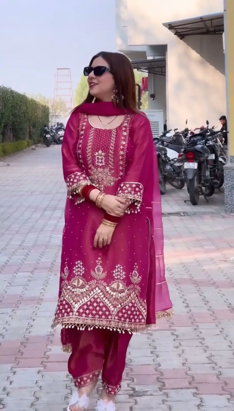KF 1676 Red Color Roman Shimmer Silk Embroidery Sequences Work Peral Moti Salwar Suit , Wedding, Party, Festive, Events Etc.4-6 Working Days@ 1949/-only | Casual Suits, Jump Suits, Salwar suit, Creative suits, Designer Suits, Palazzo Suits, Party Wear Suits, Patiala Suits, Straight Suits