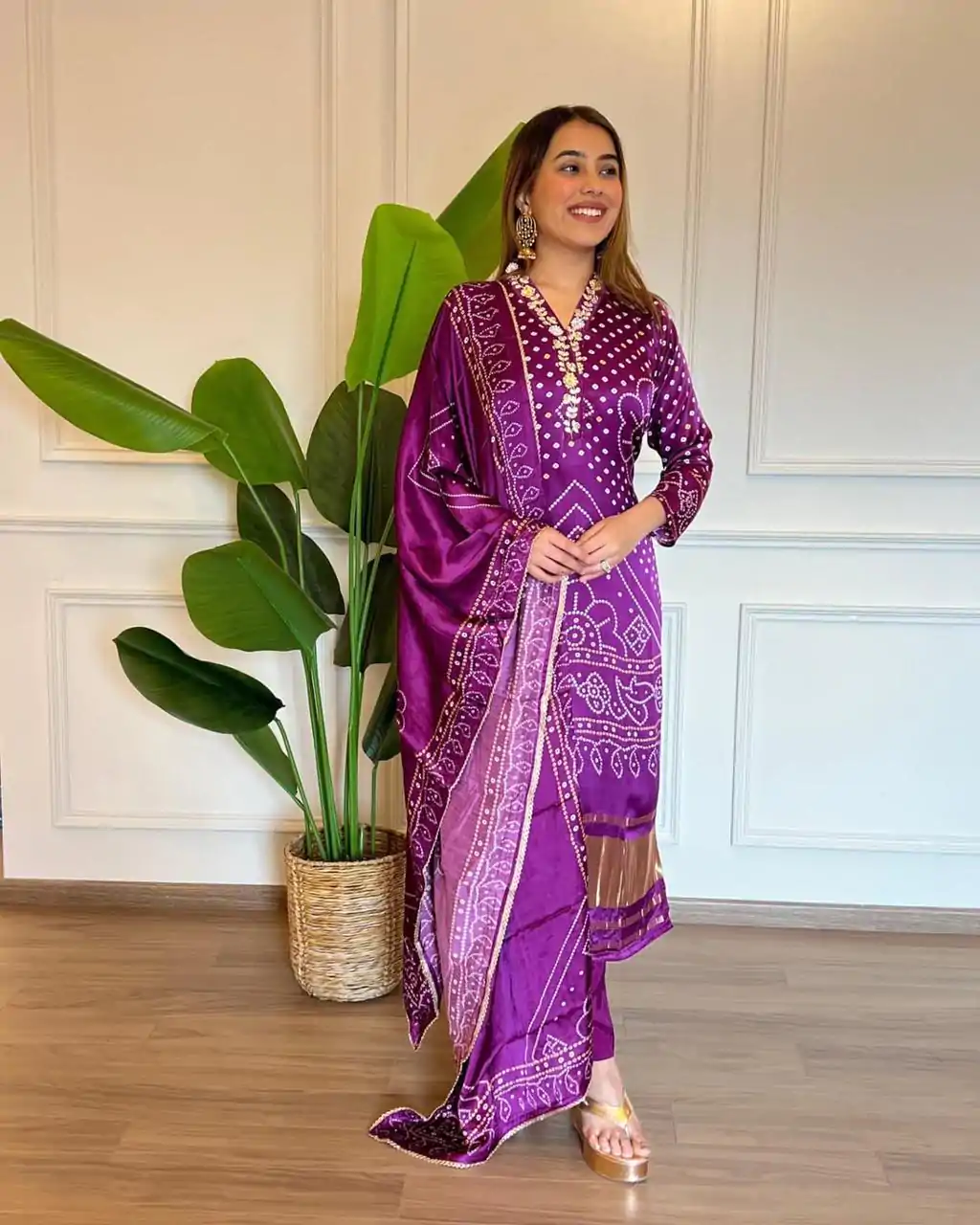 MF 751 Violet Color Chinon Silk Wide Digital Print Coding Work Salwar Suit Casual, Wedding, Party, Festive, Events Etc.4-6 Working Days@ 1599/-only | Casual Suits, Jump Suits, Salwar suit, Creative suits, Designer Suits, Palazzo Suits, Party Wear Suits, Patiala Suits, Straight Suits