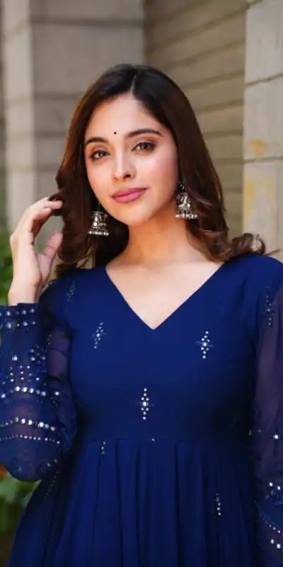 RTC 5551 Navy Blue Foix Georgette Thread With 9mm Sequence Salwar Suit Casual, Wedding, Party, Festive, Events Etc.4-6 Working Days@ 1999/-only | Casual Suits, Jump Suits, Salwar suit, Creative suits, Designer Suits, Palazzo Suits, Party Wear Suits, Patiala Suits, Straight Suits