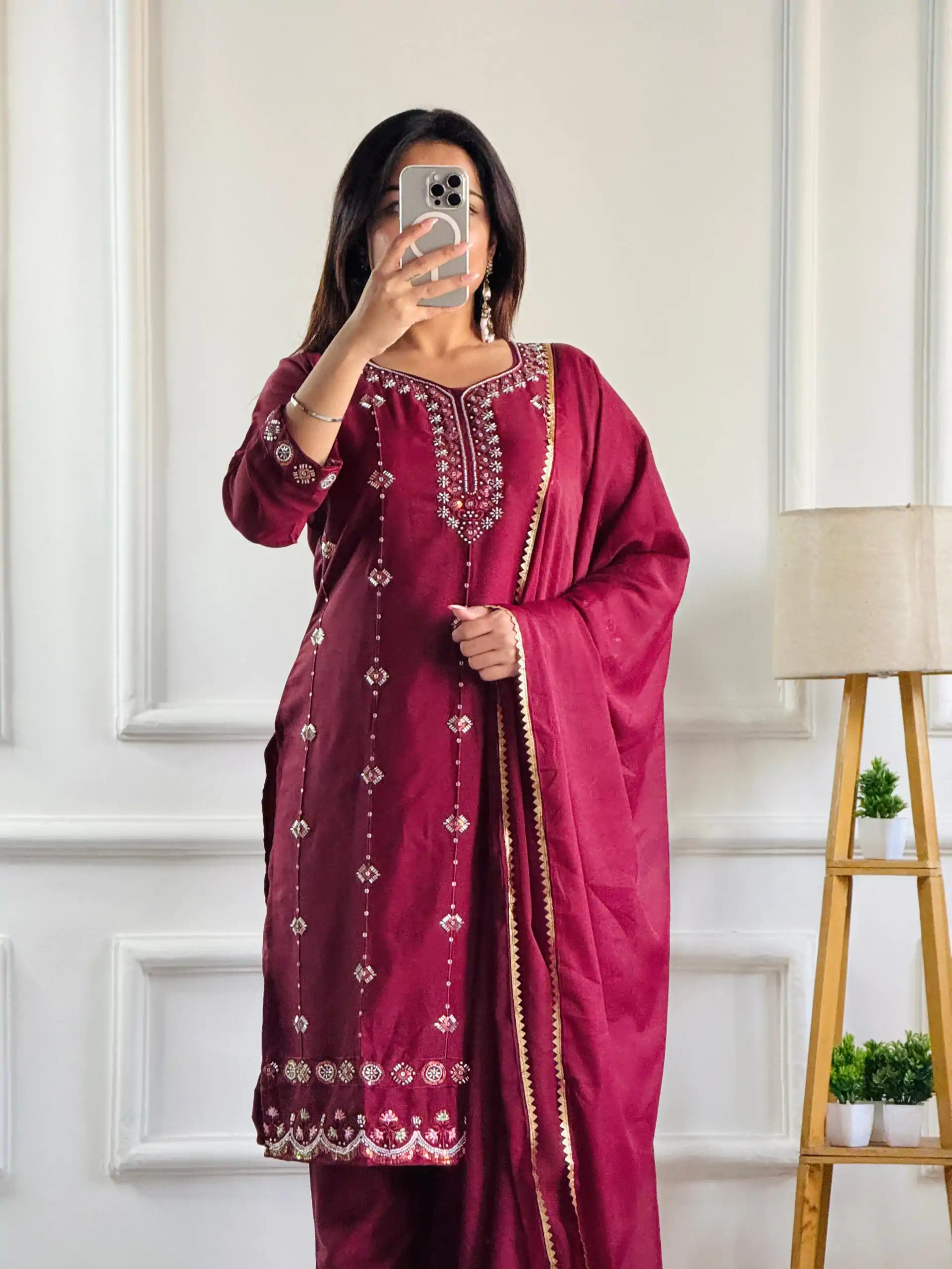 VLM 257 Red Color Glowing Red Color Star Georgette With Embroidery Moti Work Salwar Suit , Wedding, Party, Festive, Events Etc.4-6 Working Days@ 2099/-only | Casual Suits, Jump Suits, Salwar suit, Creative suits, Designer Suits, Palazzo Suits, Party Wear Suits, Patiala Suits, Straight Suits