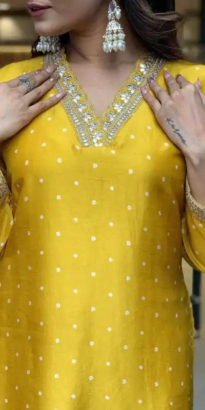 MF 746 Yellow Color Chinon Silk Wide Digital Print Coding Work Lace Salwar Suit Casual, Wedding, Party, Festive, Events Etc.4-6 Working Days@ 1699/-only | Casual Suits, Jump Suits, Salwar suit, Creative suits, Designer Suits, Palazzo Suits, Party Wear Suits, Patiala Suits, Straight Suits