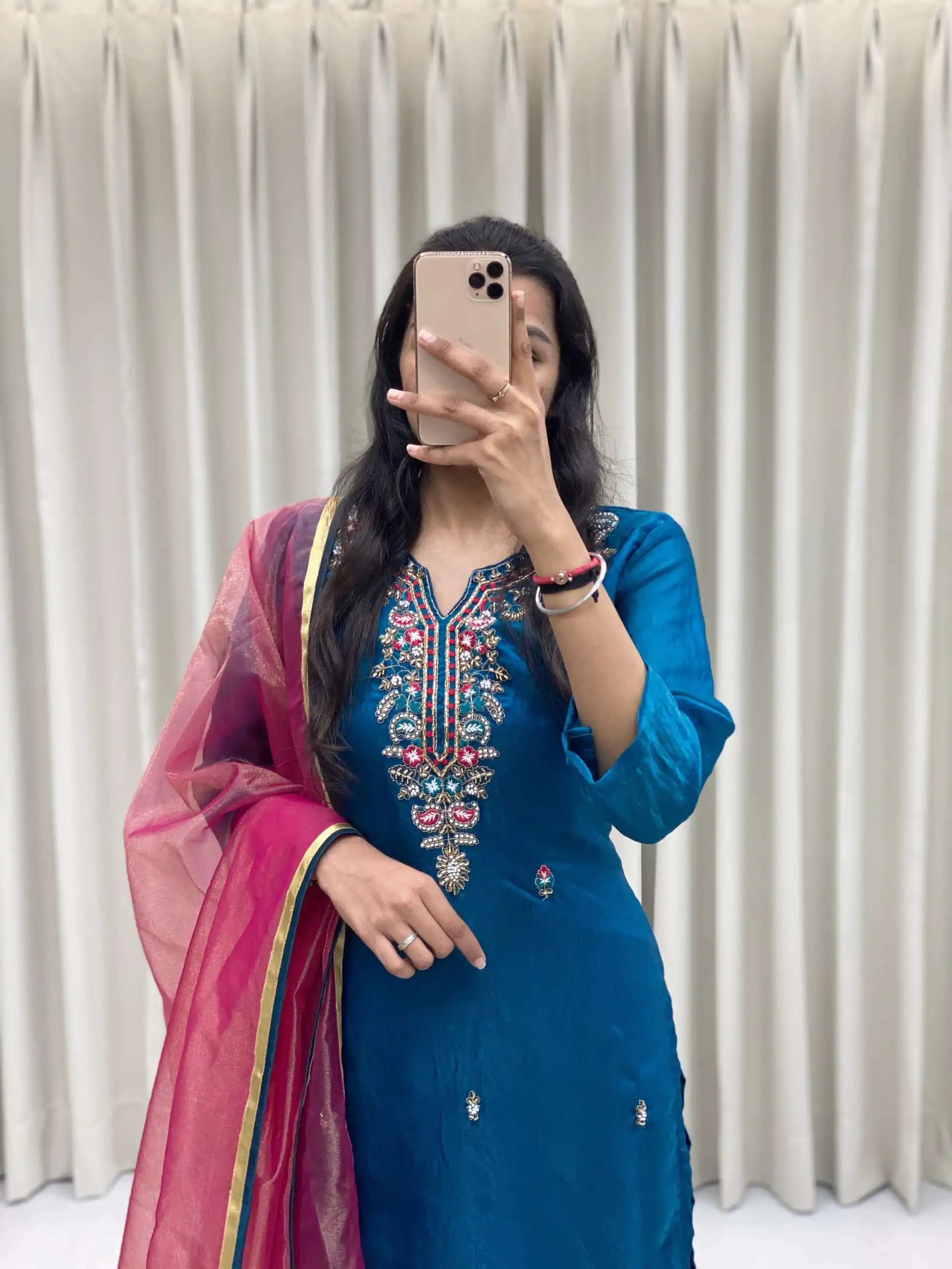  BE 301 Peacock Blue Color Fendi Silk Hand Work Salwar Suit Casual, Wedding, Party, Festive, Events Etc.4-6 Working Days@ 1799/-only | Casual Suits, Jump Suits, Salwar suit, Creative suits, Designer Suits, Palazzo Suits, Party Wear Suits, Patiala Suits, Straight Suits