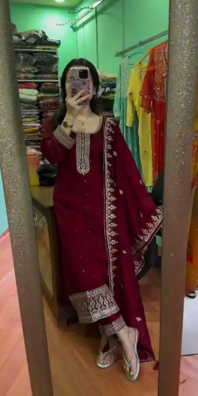 SRK 5236 Black Color Faux Georgette With Embroidery Sequence Work Salwar Suit , Wedding, Party, Festive, Events Etc.4-6 Working Days@ 1899/-only | Casual Suits, Jump Suits, Salwar suit, Creative suits, Designer Suits, Palazzo Suits, Party Wear Suits, Patiala Suits, Straight Suits