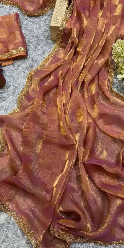 KF Arrival Peach Color Fendi Chiffon Pattern Hand Work Lace Saree Casual, Wedding, Festive, Events . Expected Delivery  4-6 Working Days @1999/- only                                                                                                                                             | Designer Sarees, Embroidered Sarees, Sarees, Bollywood Sarees, Creative Sarees, Ethnic Saree, Modern Digital sarees, Party Wear Sarees