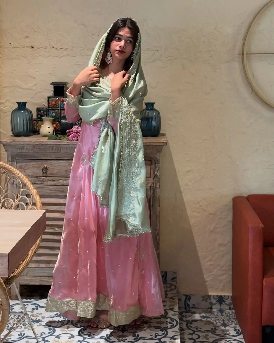 LG 1910 Peach Color Jimmy Choo Sequence Embroidery Rivet Moti Work Salwar Suit Casual, Wedding, Party, Festive, Events Etc.4-6 Working Days@ 2399/-only | Casual Suits, Jump Suits, Salwar suit, Creative suits, Designer Suits, Palazzo Suits, Party Wear Suits, Patiala Suits, Straight Suits