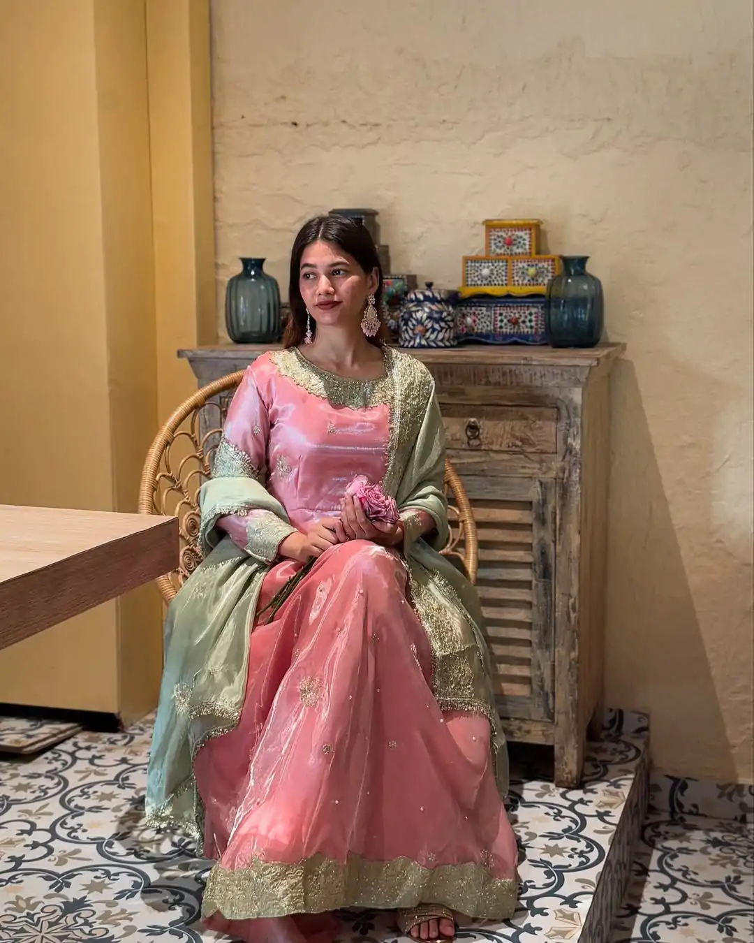 LG 1910 Peach Color Jimmy Choo Sequence Embroidery Rivet Moti Work Salwar Suit Casual, Wedding, Party, Festive, Events Etc.4-6 Working Days@ 2399/-only | Casual Suits, Jump Suits, Salwar suit, Creative suits, Designer Suits, Palazzo Suits, Party Wear Suits, Patiala Suits, Straight Suits