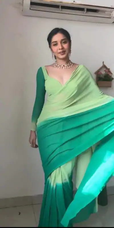 SC 222 Pista And Green Color Georgette Silk Multi Combination All over The Saree , Wedding, Festive, Events . Expected Delivery  4-6 Working Days @1549/-                                                                                                                                        | Designer Sarees, Embroidered Sarees, Sarees, Bollywood Sarees, Creative Sarees, Ethnic Saree, Modern Digital sarees, Party Wear Sarees