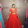 PC 333 Red Color Fox Georgette Embroidery Thread Work With Hand Pasting Mirror Lehenga Choli Wedding, Party, Festive, Events Delivery 4-6 Working Days @2129 | Lehenga, Bollywood Lehenga, Creative Lehenga, Designer Lehenga, Embroidered Lehenga, Party Wear Lehenga