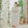 Wonderful White Color Faux Georgette Embroidery Sequence Work Salwar Suit
