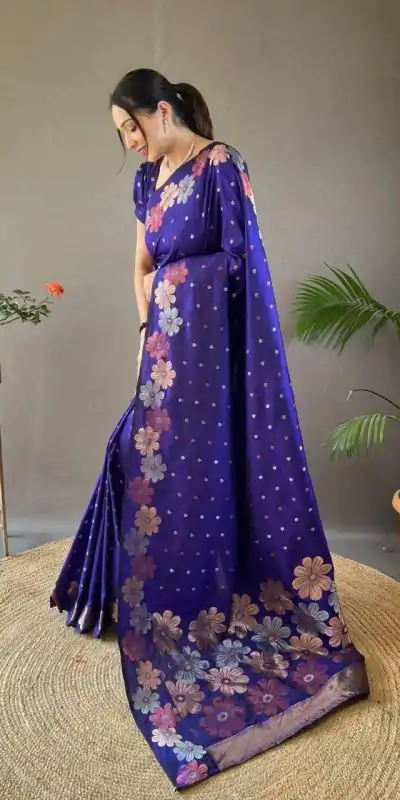 MS 482 Royal Blue Color Soft Litchi Silk Kubera Pattu Saree Casual, Wedding, Festive, Events . Expected Delivery 4-6 Working Days @1249/- only | Designer Sarees, Embroidered Sarees, Sarees, Bollywood Sarees, Creative Sarees, Ethnic Saree, Modern Digital sarees, Party Wear Sarees