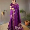 MS 482 Violet Color Soft Litchi Silk Kubera Pattu Saree Casual, Wedding, Festive, Events . Expected Delivery  4-6 Working Days @1249/- only                                                                                                                                           | Designer Sarees, Embroidered Sarees, Sarees, Bollywood Sarees, Creative Sarees, Ethnic Saree, Modern Digital sarees, Party Wear Sarees