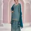 FC 69541 Blue Color Chinon Multi Coding Work Salwar Suit Casual, Wedding, Party, Festive, Events Etc.4-6 Working Days@ 2749/-only | Casual Suits, Jump Suits, Salwar suit, Creative suits, Designer Suits, Palazzo Suits, Party Wear Suits, Patiala Suits, Straight Suits