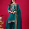 SRK 5242 Blue Faux Georgette Embroidery Sequence Work Salwar Suit  Casual, Wedding, Party, Festive, Events Etc.4-6 Working Days@ 2099/-only | Casual Suits, Jump Suits, Salwar suit, Creative suits, Designer Suits, Palazzo Suits, Party Wear Suits, Patiala Suits, Straight Suits