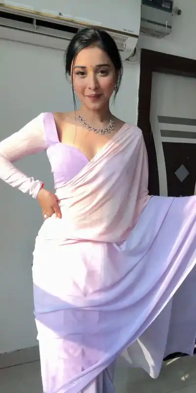 SC 224 Purple Pink Color Soft Georgette Silk Ready To Wear Saree Casual, Wedding, Festive, Events . Expected Delivery  4-6 Working Days @1549/- only                                                                                                                                             | Designer Sarees, Embroidered Sarees, Sarees, Bollywood Sarees, Creative Sarees, Ethnic Saree, Modern Digital sarees, Party Wear Sarees