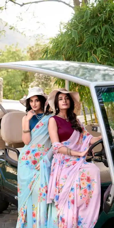 YNF 7041 Sky blue Color Weightless Marble Floral Printed Saree Casual, Wedding, Festive, Events . Expected Delivery  4-6 Working Days @1549/- only                                                                                                                                         | Designer Sarees, Embroidered Sarees, Sarees, Bollywood Sarees, Creative Sarees, Ethnic Saree, Modern Digital sarees, Party Wear Sarees