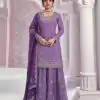 FC 69541 Violet Color Chinon Multi Coding Work Salwar Suit Casual, Wedding, Party, Festive, Events Etc.4-6 Working Days@ 2749/-only | Casual Suits, Jump Suits, Salwar suit, Creative suits, Designer Suits, Palazzo Suits, Party Wear Suits, Patiala Suits, Straight Suits