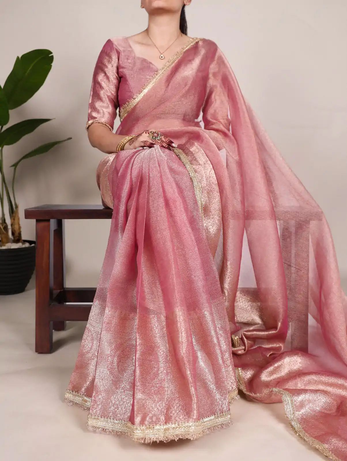 YNF 7114 Pink Color Tissue Shimmer Zari Weaving Work Saree Casual, Wedding, Festive, Events . Expected Delivery  4-6 Working Days @1699/- only                                                                                                                   | Designer Sarees, Embroidered Sarees, Sarees, Bollywood Sarees, Creative Sarees, Ethnic Saree, Modern Digital sarees, Party Wear Sarees