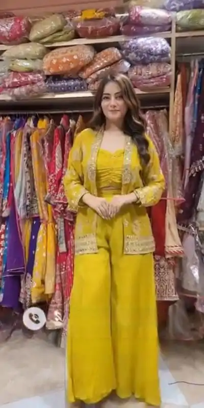 LG 1936 Yellow Color Georgette Sequence Work Salwar Suit Casual, Wedding, Festive, Events . Expected Delivery 4-6 Working Days @1999/- only | Casual Suits, Jump Suits, Salwar suit, Creative suits, Designer Suits, Palazzo Suits, Party Wear Suits, Patiala Suits, Straight Suits