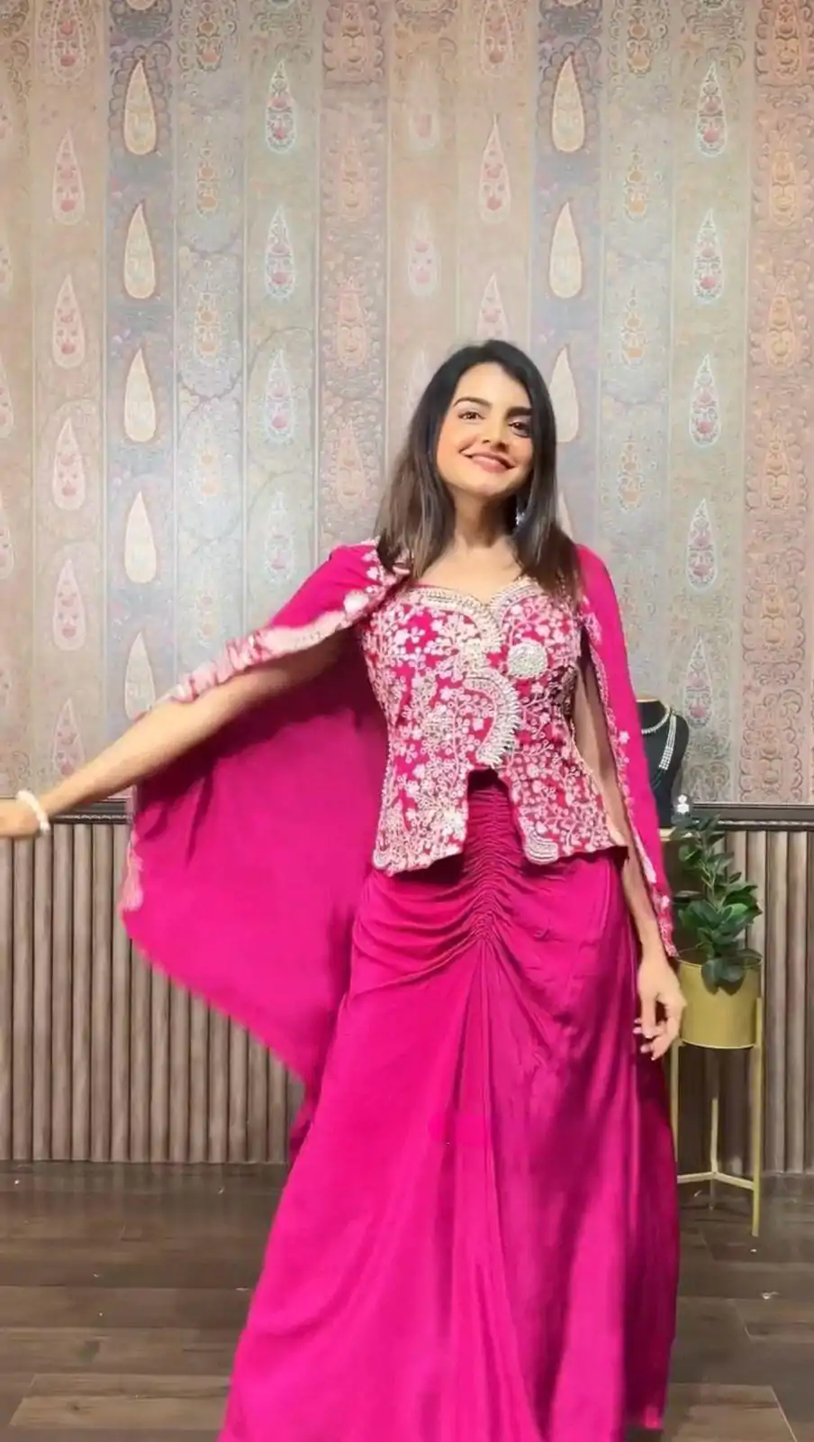 LG 1935 Pink Color Chinon Sequence Embroidery Work Dhoti Suit Casual, Wedding, Festive, Events. Expected Delivery  4-6 Working Days @1999/- only      | Casual Suits, Jump Suits, Salwar suit, Creative suits, Designer Suits, Palazzo Suits, Party Wear Suits, Patiala Suits, Straight Suits
