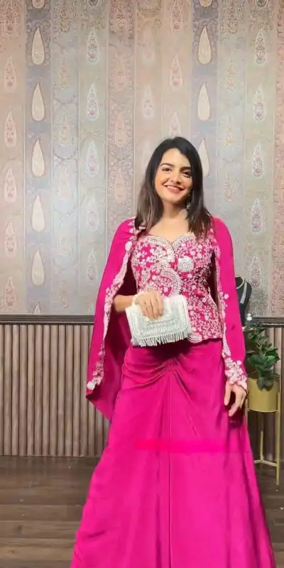 LG 1935 Pink Color Chinon Sequence Embroidery Work Dhoti Suit Casual, Wedding, Festive, Events. Expected Delivery 4-6 Working Days @1999/- only | Casual Suits, Jump Suits, Salwar suit, Creative suits, Designer Suits, Palazzo Suits, Party Wear Suits, Patiala Suits, Straight Suits