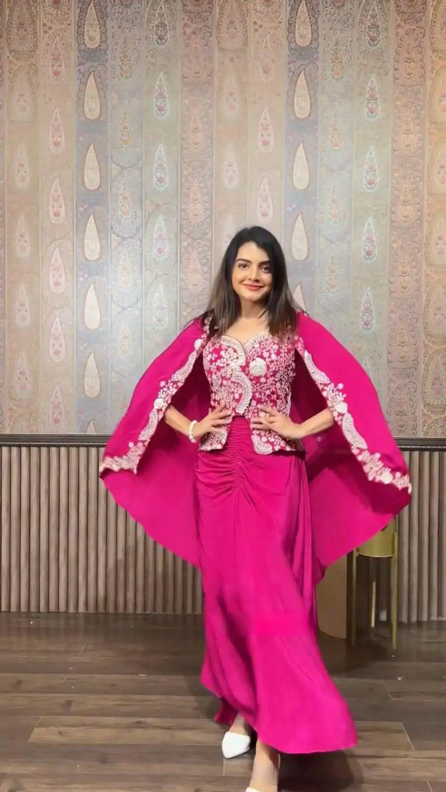 LG 1935 Pink Color Chinon Sequence Embroidery Work Dhoti Suit Casual, Wedding, Festive, Events. Expected Delivery  4-6 Working Days @1999/- only      | Casual Suits, Jump Suits, Salwar suit, Creative suits, Designer Suits, Palazzo Suits, Party Wear Suits, Patiala Suits, Straight Suits