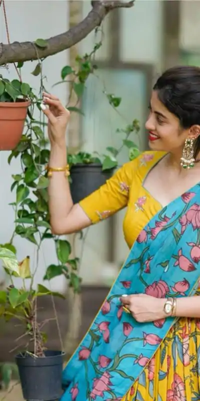 PC 380 Yellow Color Chant Crepe Kalamkari Print Lehenga Choli Casual, Wedding, Party, Festive, Events Etc.4-6 Working Days@ 2079/-only | Lehenga, Bollywood Lehenga, Creative Lehenga, Designer Lehenga, Embroidered Lehenga, Party Wear Lehenga