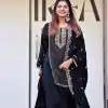 VLM 268 Black Color Georgette With Embroidery Work Salwar Suit Casual, Wedding, Festive, Events . Expected Delivery  4-6 Working Days @2099/- only      | Casual Suits, Jump Suits, Salwar suit, Creative suits, Designer Suits, Palazzo Suits, Party Wear Suits, Patiala Suits, Straight Suits