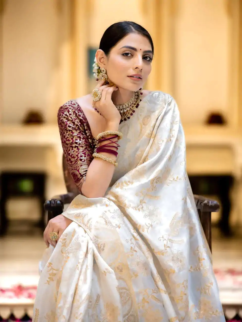 MB 494 White Color Soft Litchi Silk All Over Weaving Saree Casual, Wedding, Festive, Events . Expected Delivery  4-6 Working Days @1199/- only                                                                                                                                             | Designer Sarees, Embroidered Sarees, Sarees, Bollywood Sarees, Creative Sarees, Ethnic Saree, Modern Digital sarees, Party Wear Sarees