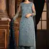 FC 5391 Blue Color Net With Coding Sequence Work Salwar Suit Casual, Wedding, Party, Festive, Events Etc.4-6 Working Days@ 2699/-only | Casual Suits, Jump Suits, Salwar suit, Creative suits, Designer Suits, Palazzo Suits, Party Wear Suits, Patiala Suits, Straight Suits