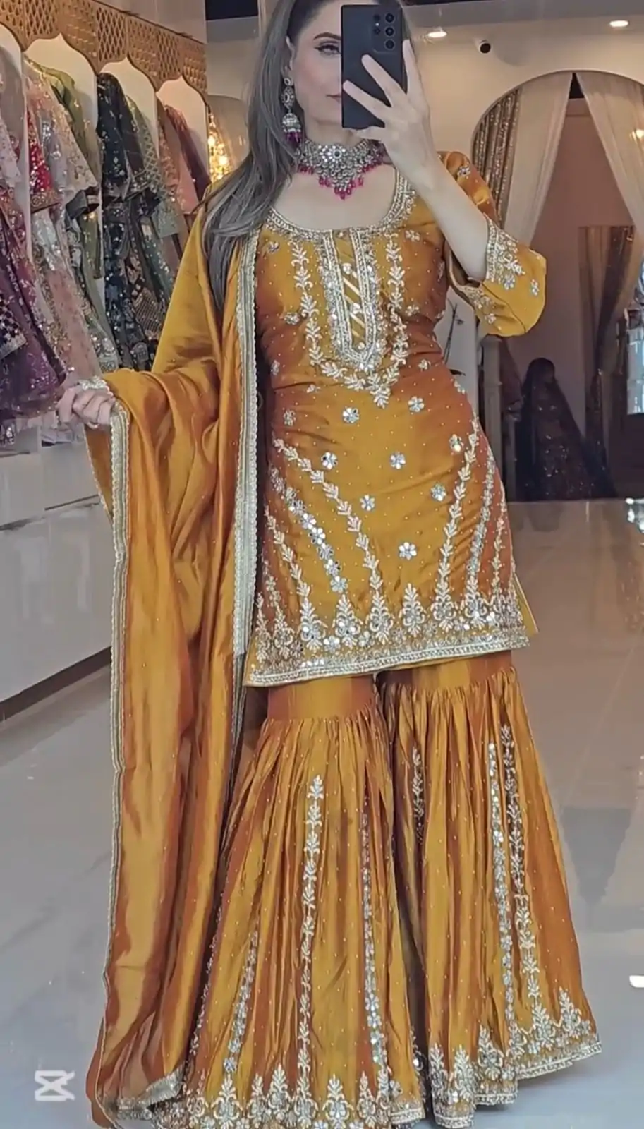 SRK 5248 Yellow Color Foix Georgette Beads With Sequence Salwar Suit Casual, Wedding, Party, Festive, Events Etc.4-6 Working Days@ 2149/-only | Casual Suits, Jump Suits, Salwar suit, Creative suits, Designer Suits, Palazzo Suits, Party Wear Suits, Patiala Suits, Straight Suits