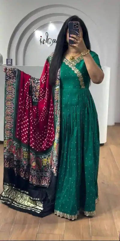 PC 407 Rama Color Chinon Thread Sequence Work Gown Casual, Wedding, Party, Festive, Events Etc. Expected Delivery 4-6 Working Days @2049/- | Gowns, Bollywood Gowns, Creative Gowns, Designer Gowns, Embroidered Gowns, Party Wear Gowns