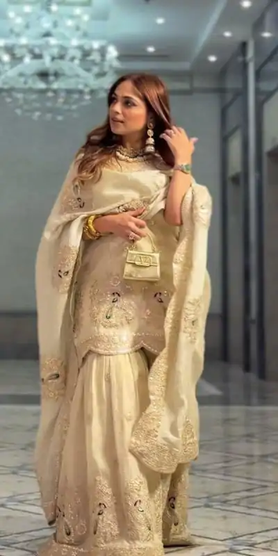 SR 1675 Half White Color Chinon Silk Sequence Work Salwar Suit Casual, Wedding, Festive, Events . Expected Delivery  4-6 Working Days @2249/- only      | Casual Suits, Jump Suits, Salwar suit, Creative suits, Designer Suits, Palazzo Suits, Party Wear Suits, Patiala Suits, Straight Suits