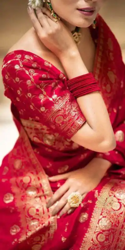 MS 483 Red Color Soft Litchi Silk Kubera Pattu Saree Casual, Wedding, Festive, Events . Expected Delivery  4-6 Working Days @1199/- only                                                                                                                                             | Designer Sarees, Embroidered Sarees, Sarees, Bollywood Sarees, Creative Sarees, Ethnic Saree, Modern Digital sarees, Party Wear Sarees