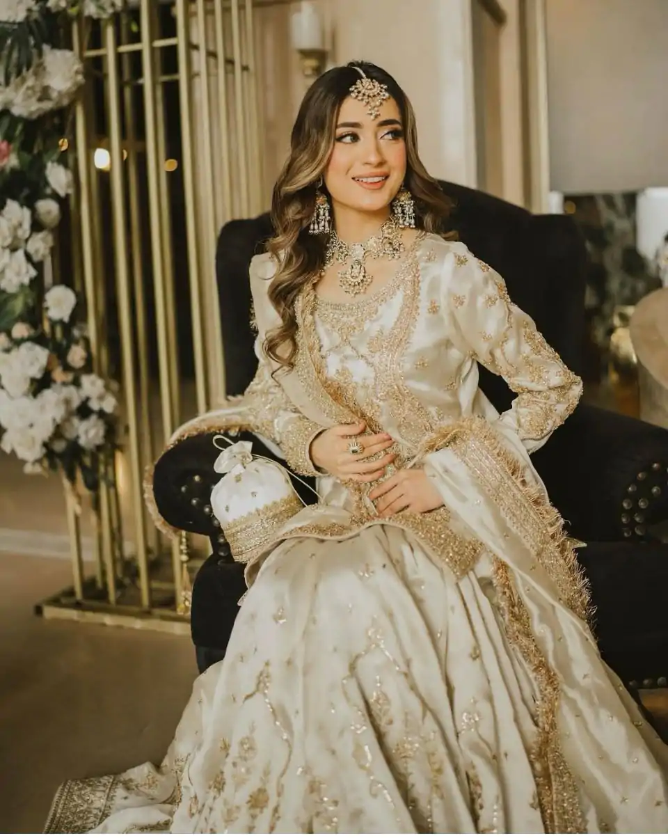 VLM 270 Half White Color Chinon Silk Embroidery Work Salwar Suit Casual, Wedding, Festive, Events . Expected Delivery  4-6 Working Days @2299/- only      | Casual Suits, Jump Suits, Salwar suit, Creative suits, Designer Suits, Palazzo Suits, Party Wear Suits, Patiala Suits, Straight Suits