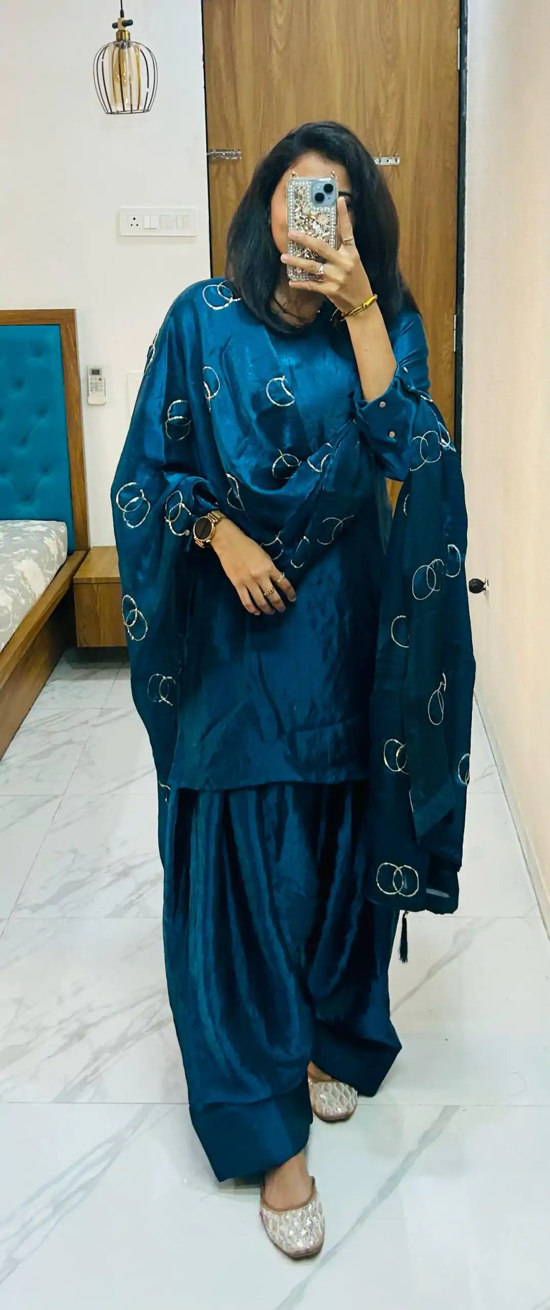 BE 341 Rama Blue Color Fendi Silk Salwar Suit Casual, Wedding, Festive, Events . Expected Delivery  4-6 Working Days @1849/- only      | Casual Suits, Jump Suits, Salwar suit, Creative suits, Designer Suits, Palazzo Suits, Party Wear Suits, Patiala Suits, Straight Suits