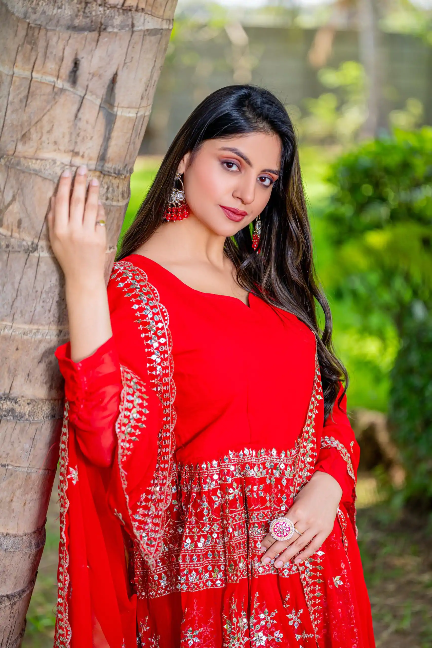 Ram 094 Red Color Georgette 7mm Sequence Work Salwar Suit Casual, Wedding, Festive, Events . Expected Delivery  4-6 Working Days @2349/- only      | Casual Suits, Jump Suits, Salwar suit, Creative suits, Designer Suits, Palazzo Suits, Party Wear Suits, Patiala Suits, Straight Suits