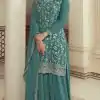 FC 66841 Blue Color Chinon Embroidery Multi Work Salwar Suit Casual, Wedding, Party, Festive, Events Etc.4-6 Working Days@ 2299/-only | Casual Suits, Jump Suits, Salwar suit, Creative suits, Designer Suits, Palazzo Suits, Party Wear Suits, Patiala Suits, Straight Suits