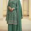 FC 66841 Green Color Chinon Embroidery Multi Work Salwar Suit Casual, Wedding, Party, Festive, Events Etc.4-6 Working Days@ 2299/-only | Casual Suits, Jump Suits, Salwar suit, Creative suits, Designer Suits, Palazzo Suits, Party Wear Suits, Patiala Suits, Straight Suits
