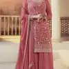 FC 66841 Peach Color Chinon Embroidery Multi Work Salwar Suit Casual, Wedding, Party, Festive, Events Etc.4-6 Working Days@ 2299/-only | Casual Suits, Jump Suits, Salwar suit, Creative suits, Designer Suits, Palazzo Suits, Party Wear Suits, Patiala Suits, Straight Suits