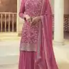 FC 66841 Pink Color Chinon Embroidery Multi Work Salwar Suit Casual, Wedding, Party, Festive, Events Etc.4-6 Working Days@ 2299/-only | Casual Suits, Jump Suits, Salwar suit, Creative suits, Designer Suits, Palazzo Suits, Party Wear Suits, Patiala Suits, Straight Suits