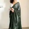  AC Resham Green Color Rangoli Silk Handwork Cutwork Pearl Saree Casual, Wedding, Festive, Events . Expected Delivery  4-6 Working Days @1999/- only                                                                                                                                             | Designer Sarees, Embroidered Sarees, Sarees, Bollywood Sarees, Creative Sarees, Ethnic Saree, Modern Digital sarees, Party Wear Sarees