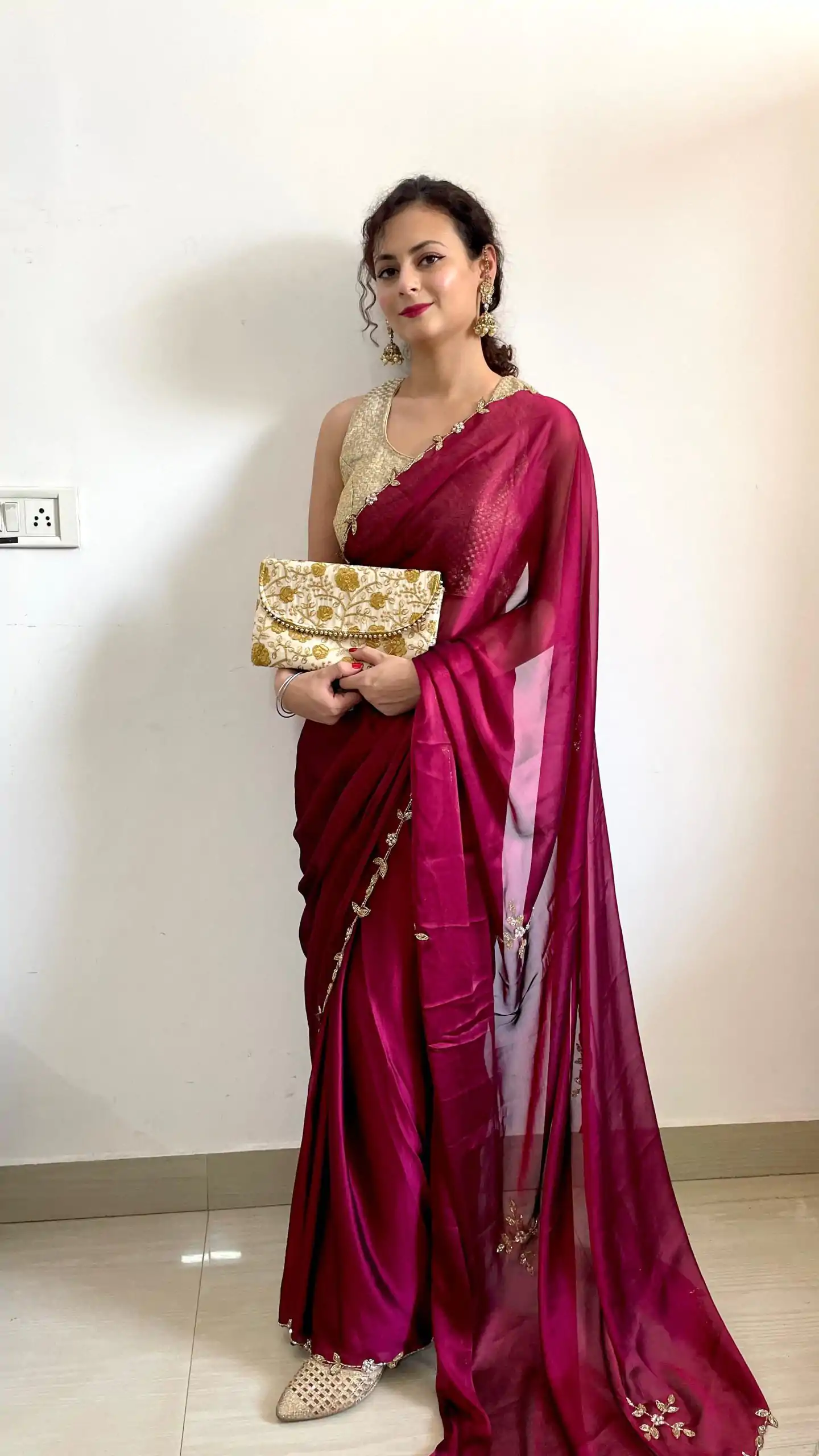  AC Resham Rani Pink Color Rangoli Silk Handwork Cutwork Pearl Saree Casual, Wedding, Festive, Events . Expected Delivery  4-6 Working Days @1999/- only                                                                                                                                             | Designer Sarees, Embroidered Sarees, Sarees, Bollywood Sarees, Creative Sarees, Ethnic Saree, Modern Digital sarees, Party Wear Sarees